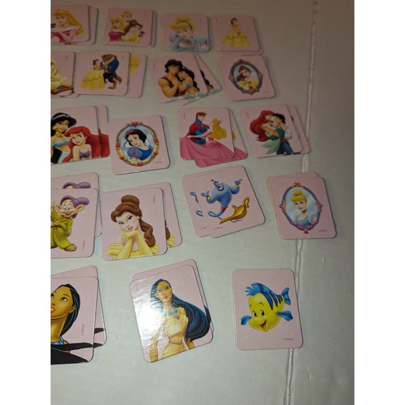 Memory Game Disney Princess Edition Milton Bradley 44007 2004 71/72 Cards - Picture 8 of 12